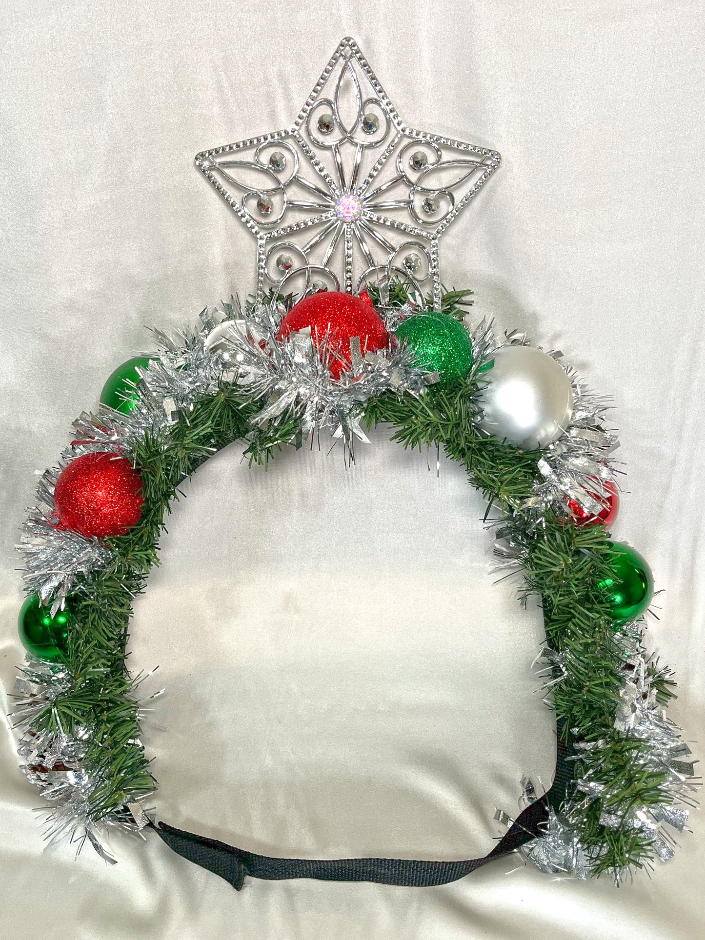 Skelly Christmas Silver Headband