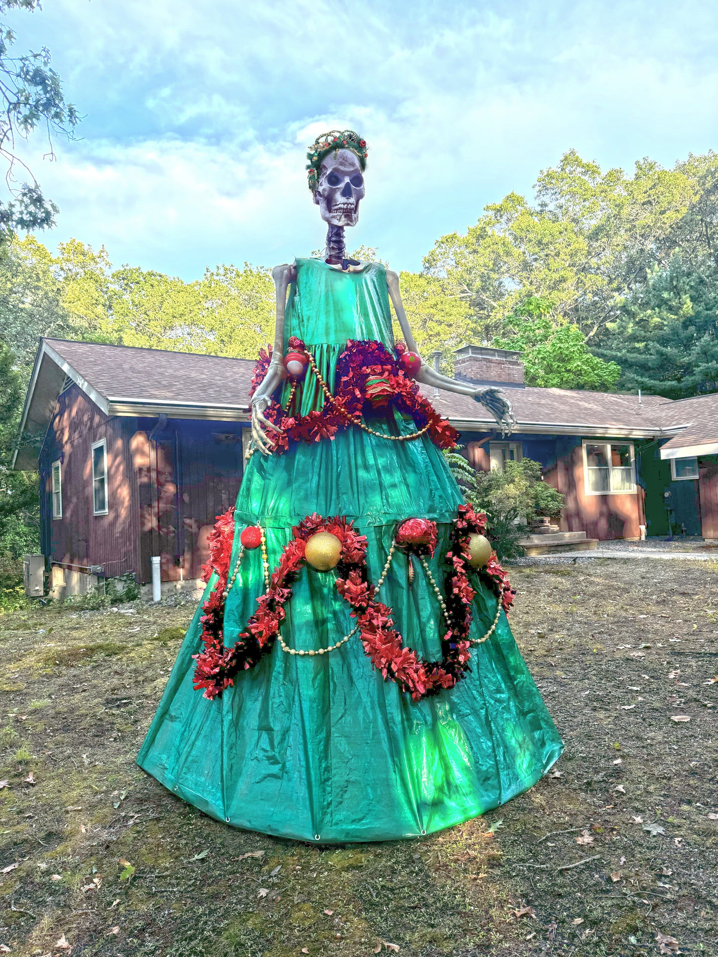 Skelly Christmas Tree Dress