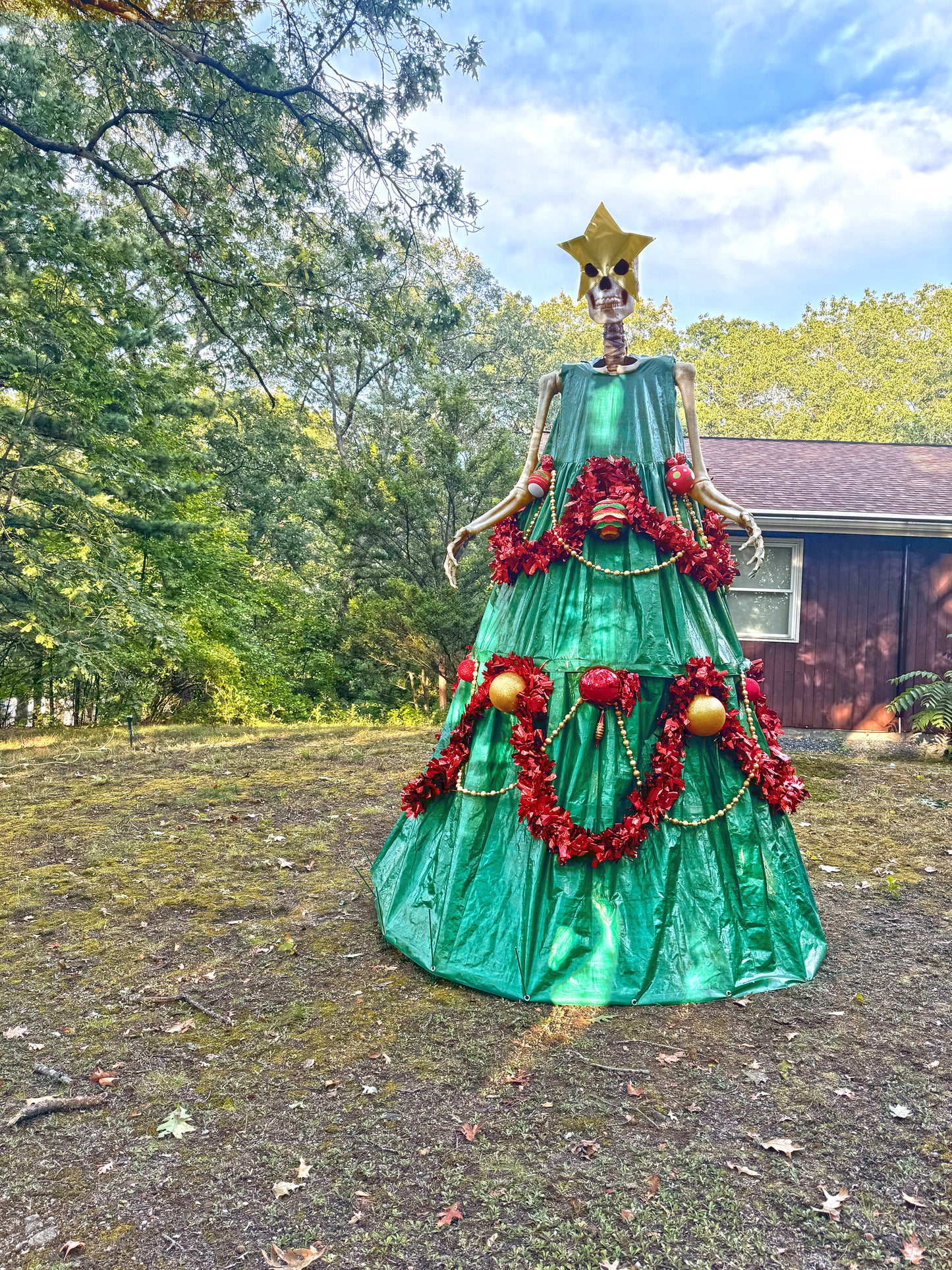 Skelly Christmas Tree Dress
